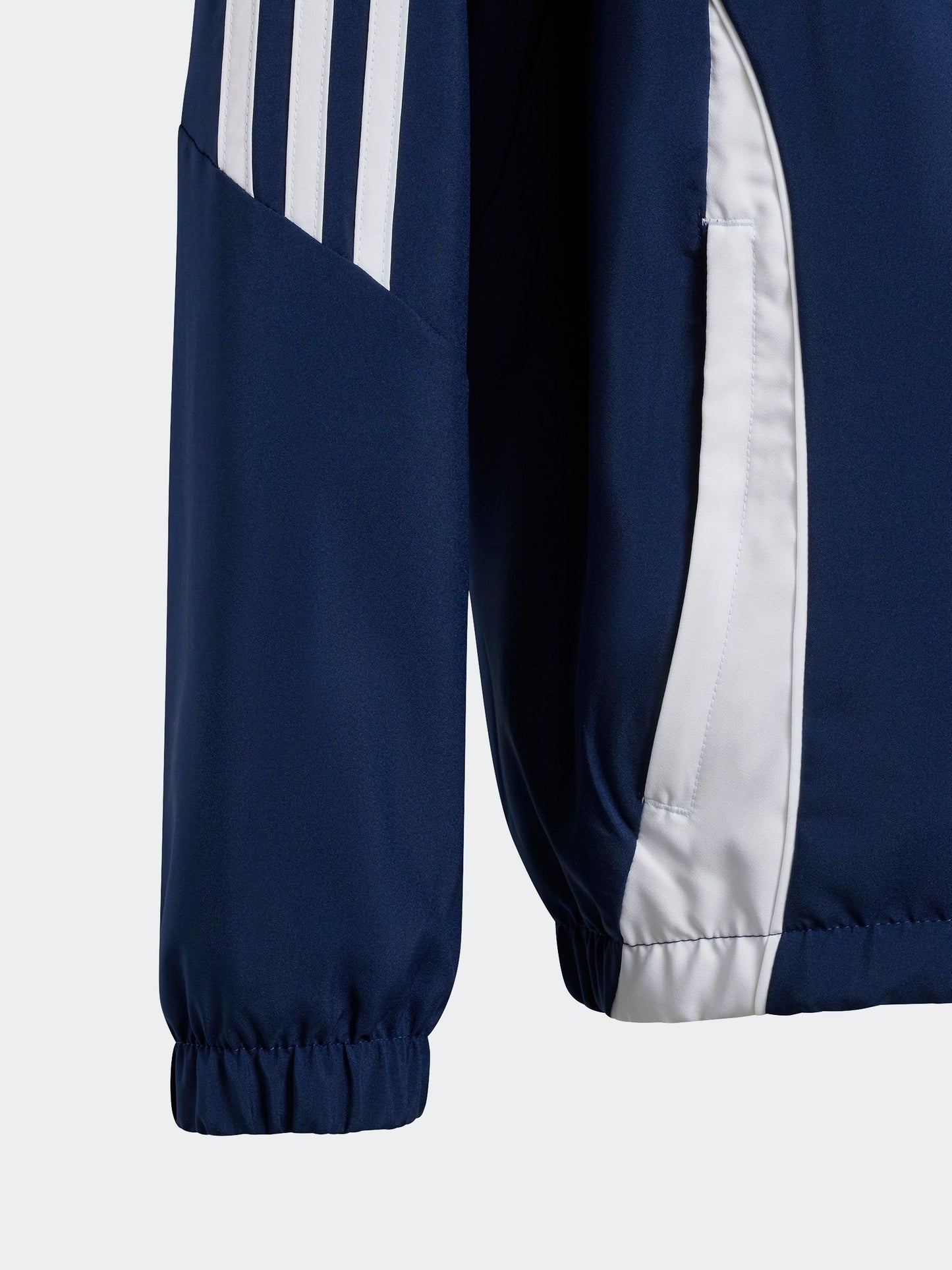 adidas Blue Grey Tiro 24 Kids Windbreaker