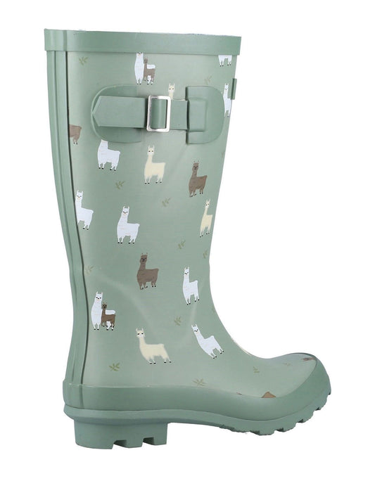 Cotswolds Green Farmyard Junior Wellington Wellies