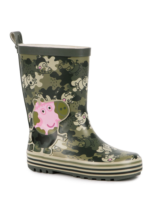 Totes Green George Childrens Peppa Pig Wellies