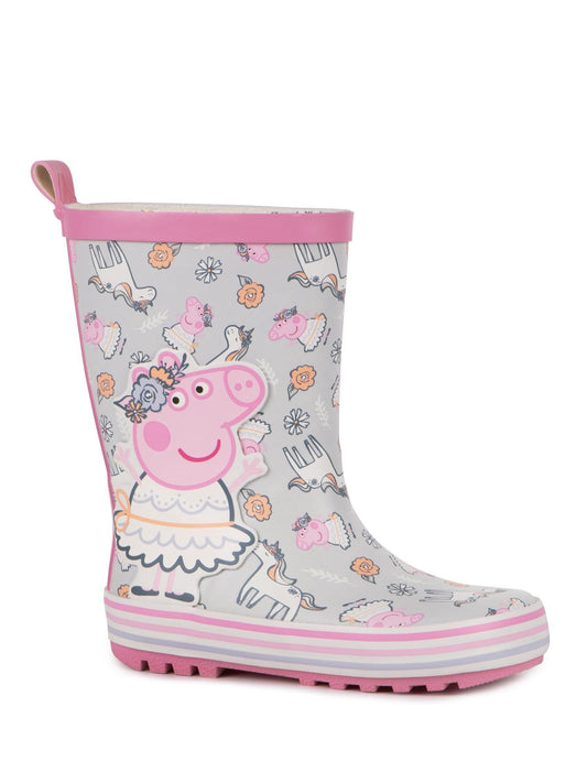 Totes Pink Ballerina Childrens Peppa Pig Wellies