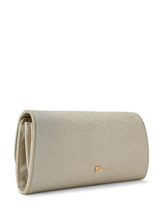 KG Kurt Geiger Carvela Blake Altın Renk Clutch Çanta