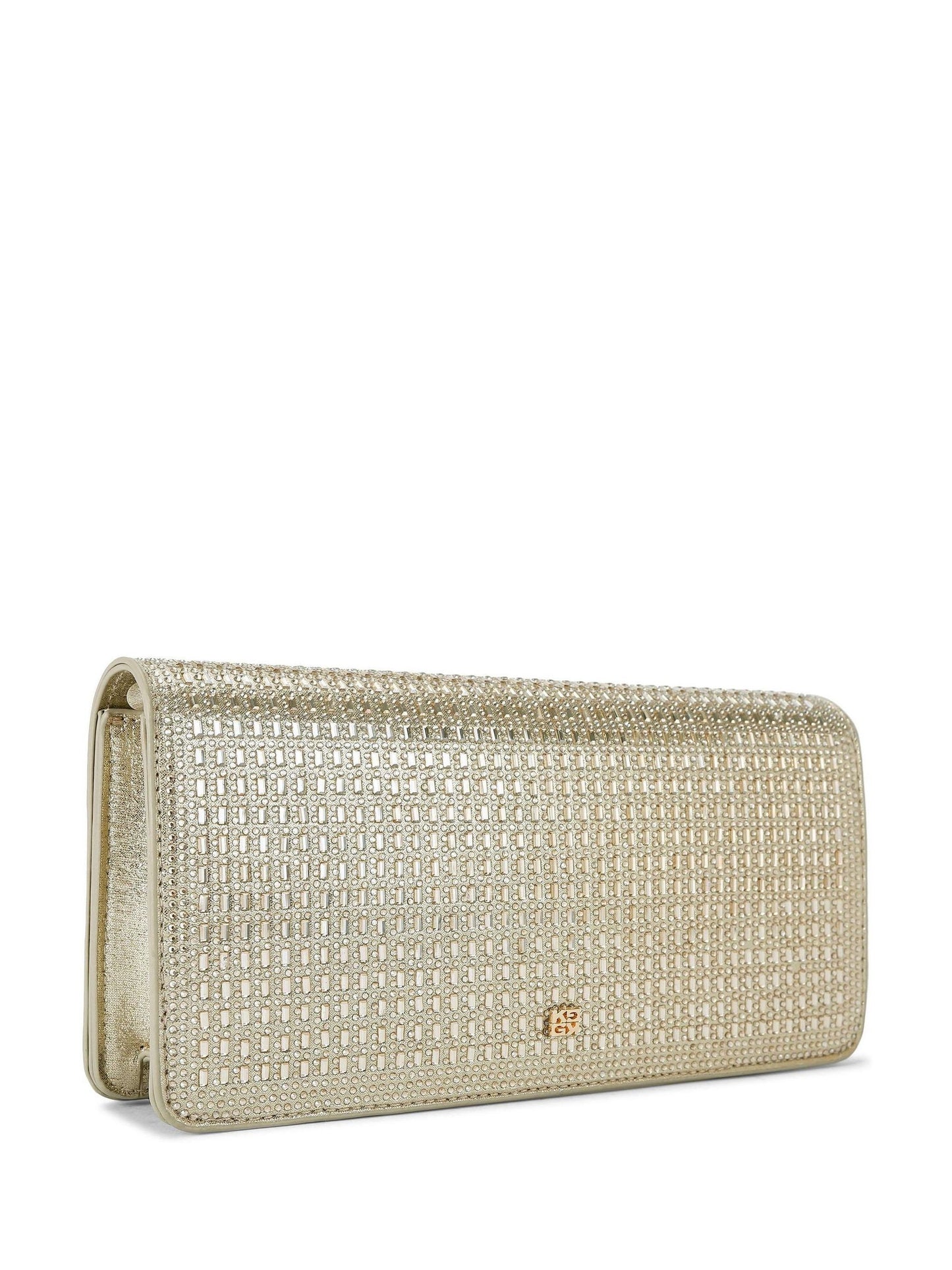 KG Kurt Geiger Altın Box Clutch Çanta
