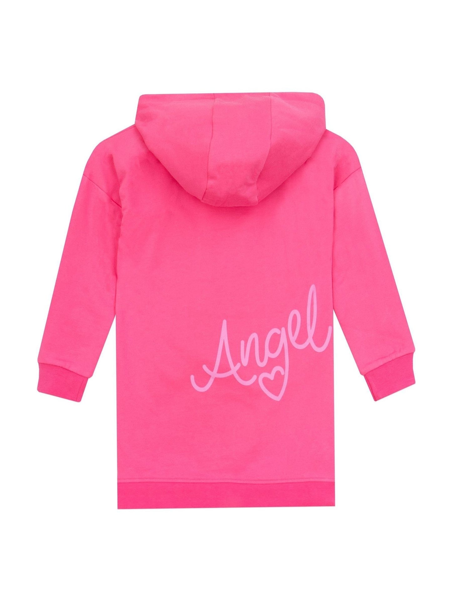 Character Pink 100% Cotton Disney Lilo And Stitch Angel Glitter Hoodie