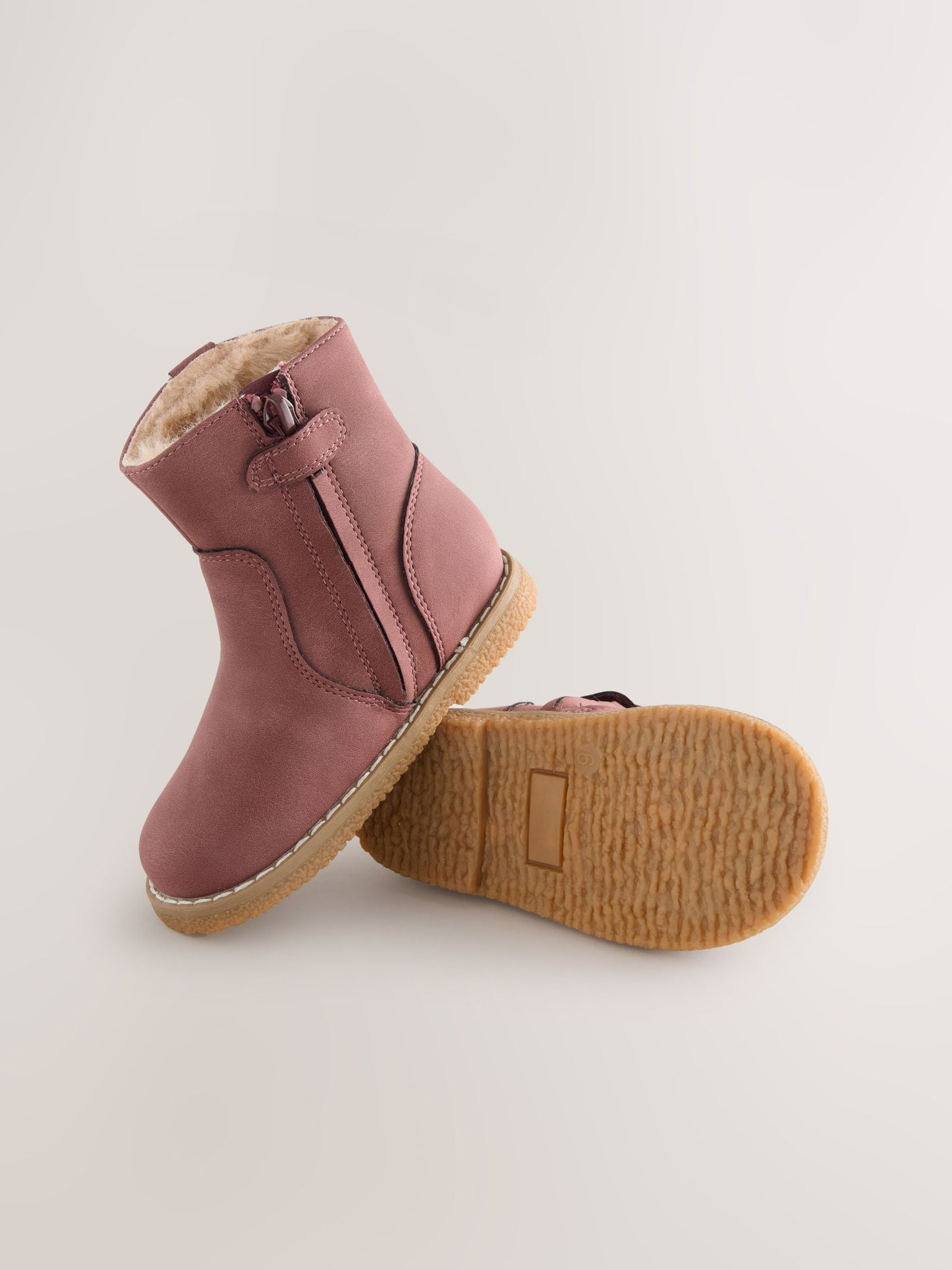 Berry Pink Ankle Western Boots