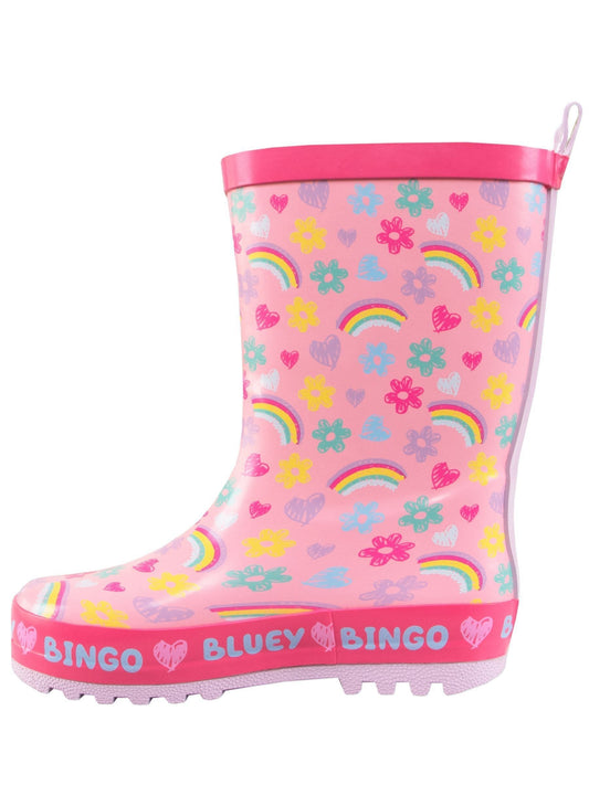 Character Pink Bluey And Bingo Wellies