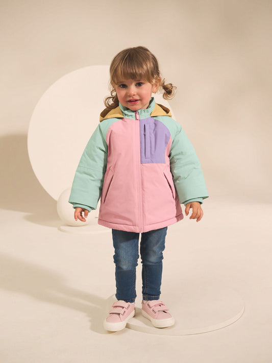 Çok Renkli Su Geçirmez Ceket (3 Ay–7 Yaş)