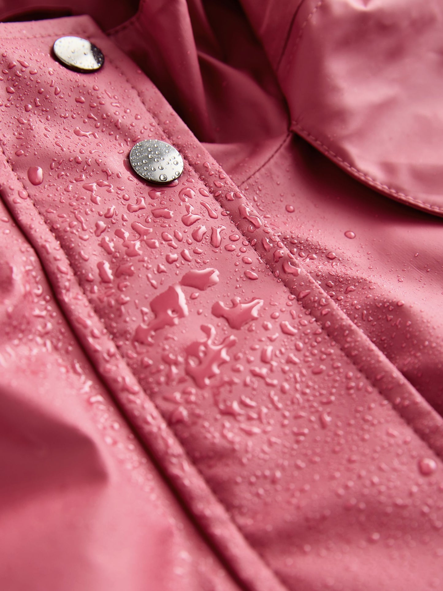 Berry Red Waterproof Raspberry Trench Coat (3-16yrs)