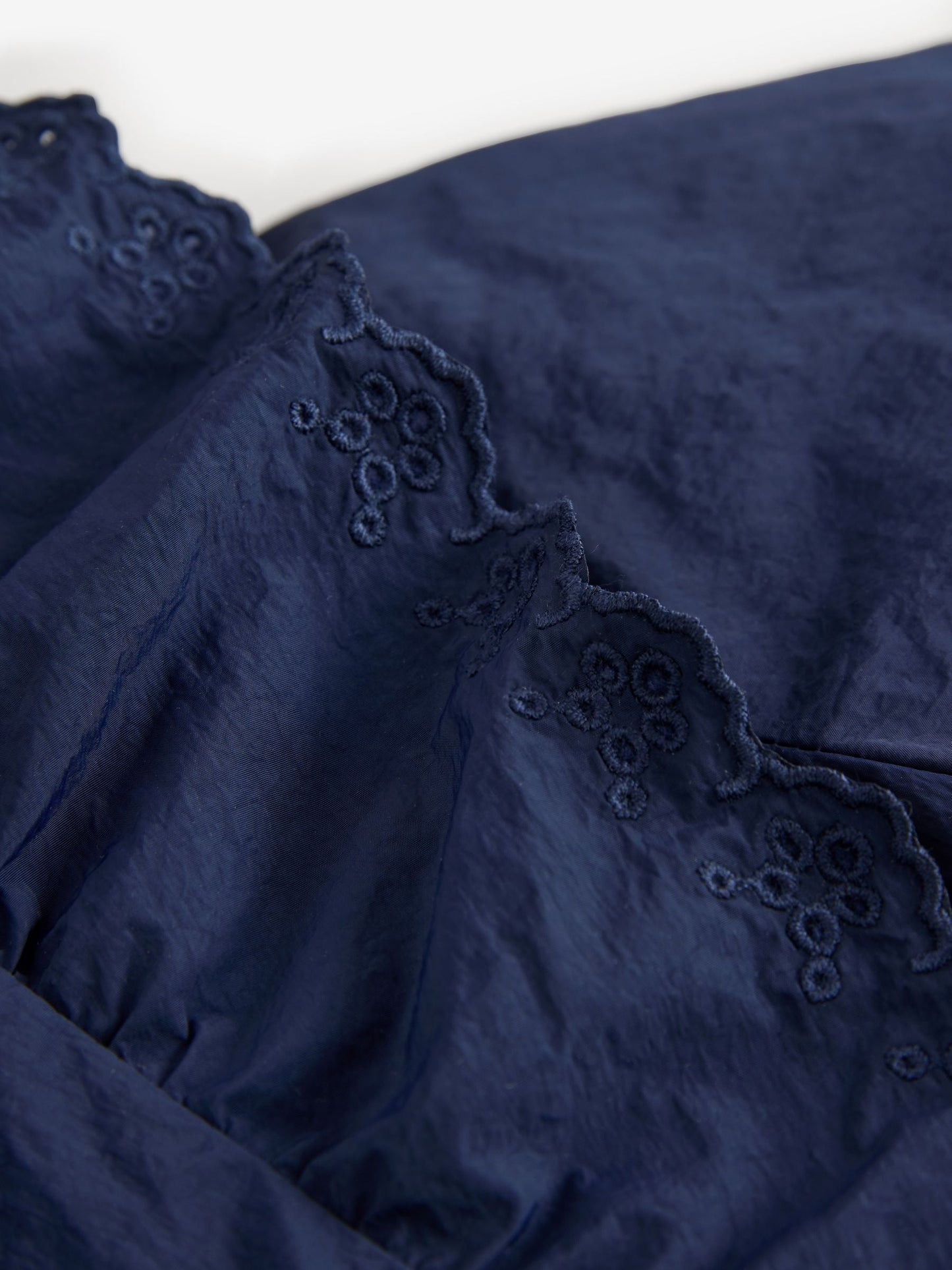 Laura Ashley Navy Frill Coat