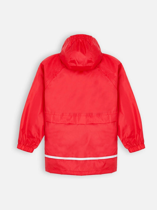 Personalised Monogrammed Girls Micro Fleece lined Rain Jacket by Alphabet