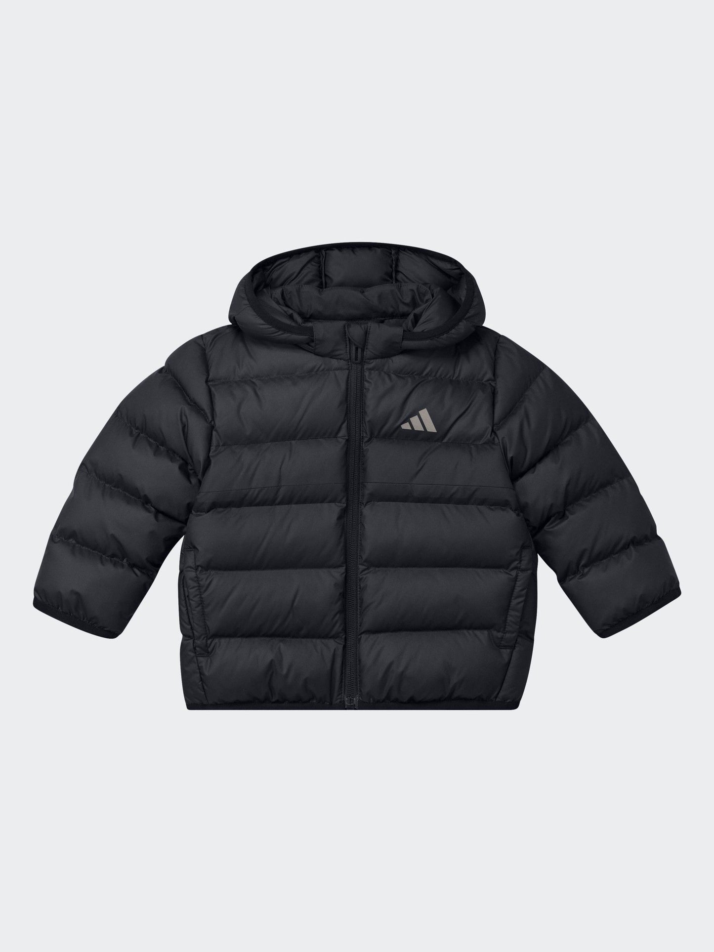 adidas Black Synthetic Down Infant Kids Jacket