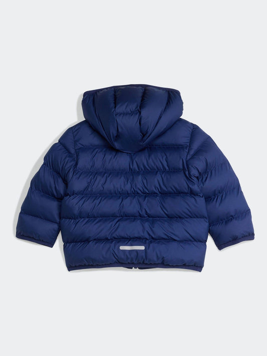 adidas Blue Synthetic Down Infant Kids Jacket