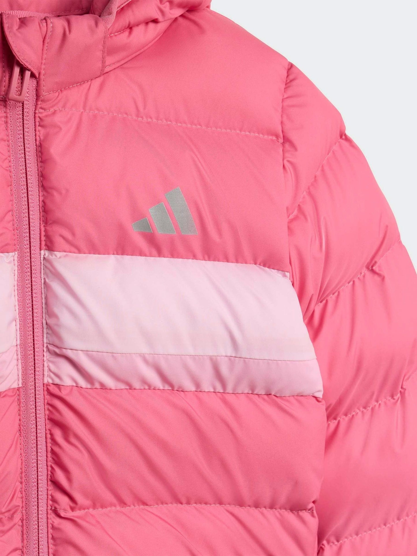 adidas Pink Synthetic Down Infant Kids Jacket