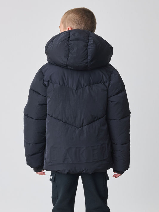Baker by Ted Baker Lacivert Suya Dayanıklı Dolgulu Çocuk Montu