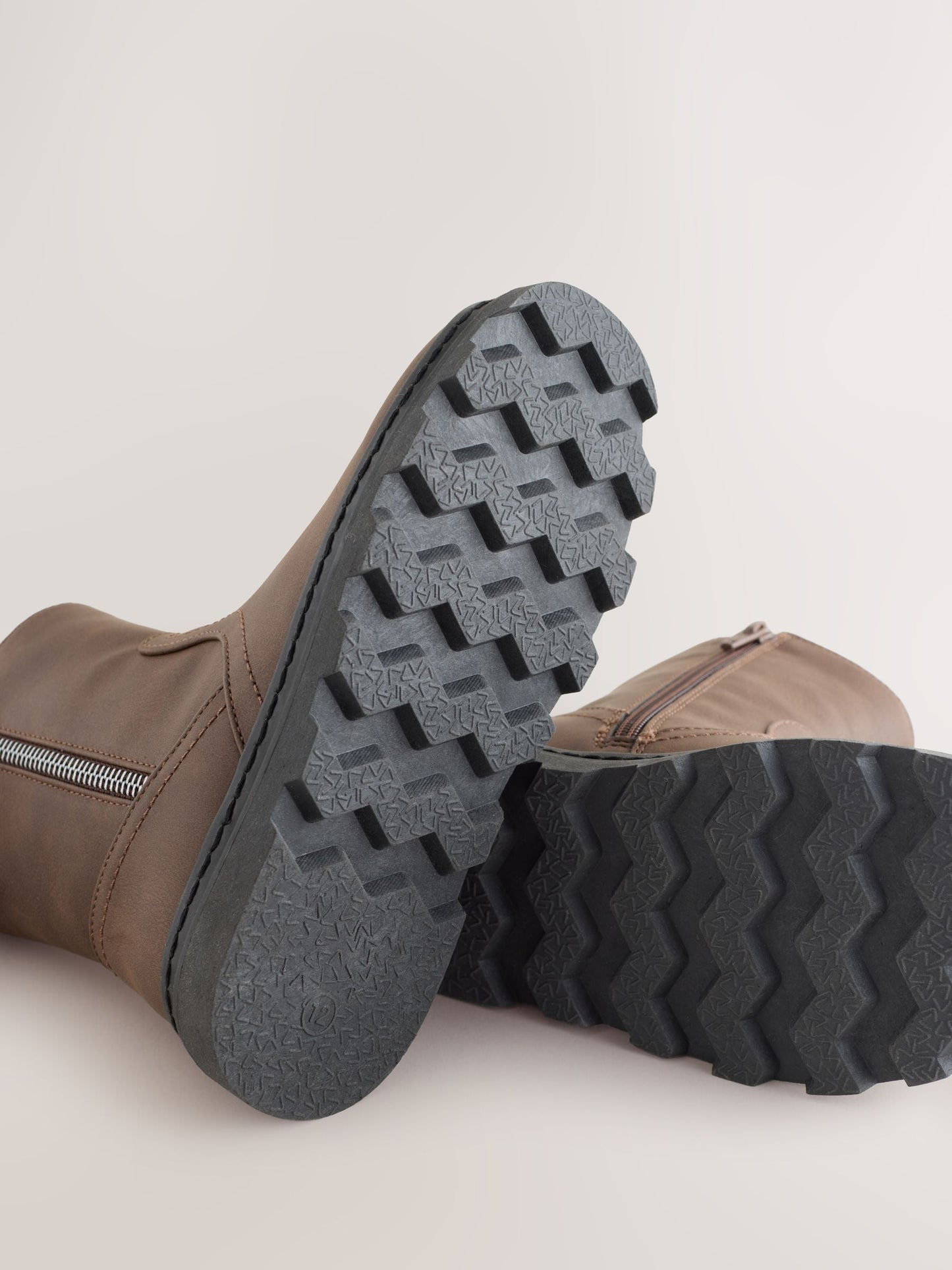 Chocolate Brown Faux Fur Lined Tassel Boots