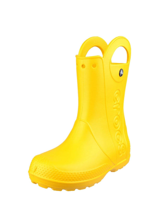 Crocs Yellow Toddler Waterproof Handle It Rain Boots