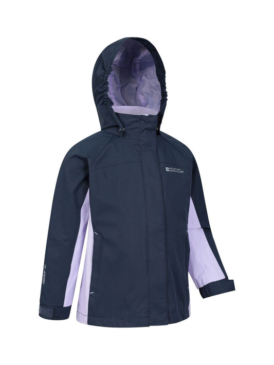 Mountain Warehouse Blue Kids Shelly II Waterproof Jacket