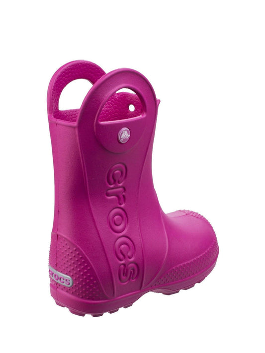 Crocs Pink Toddler Waterproof Handle It Rain Boots