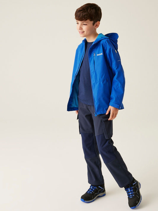 Regatta Blue Junior Calderdale III Waterproof Jacket