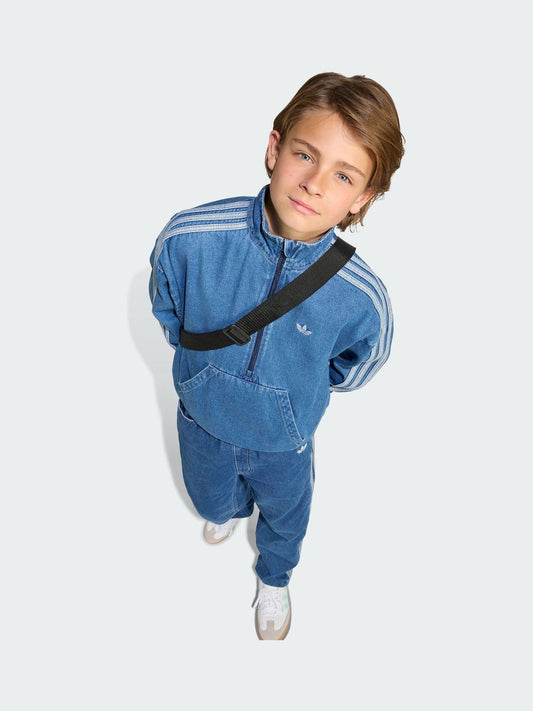 adidas originals Blue Denim Jacket Kids