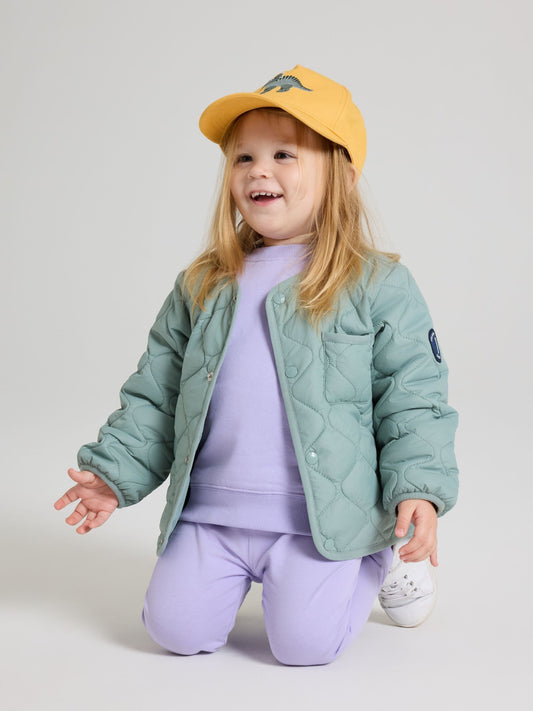 Polarn O. Pyret Green Water Resistant Quilted Jacket