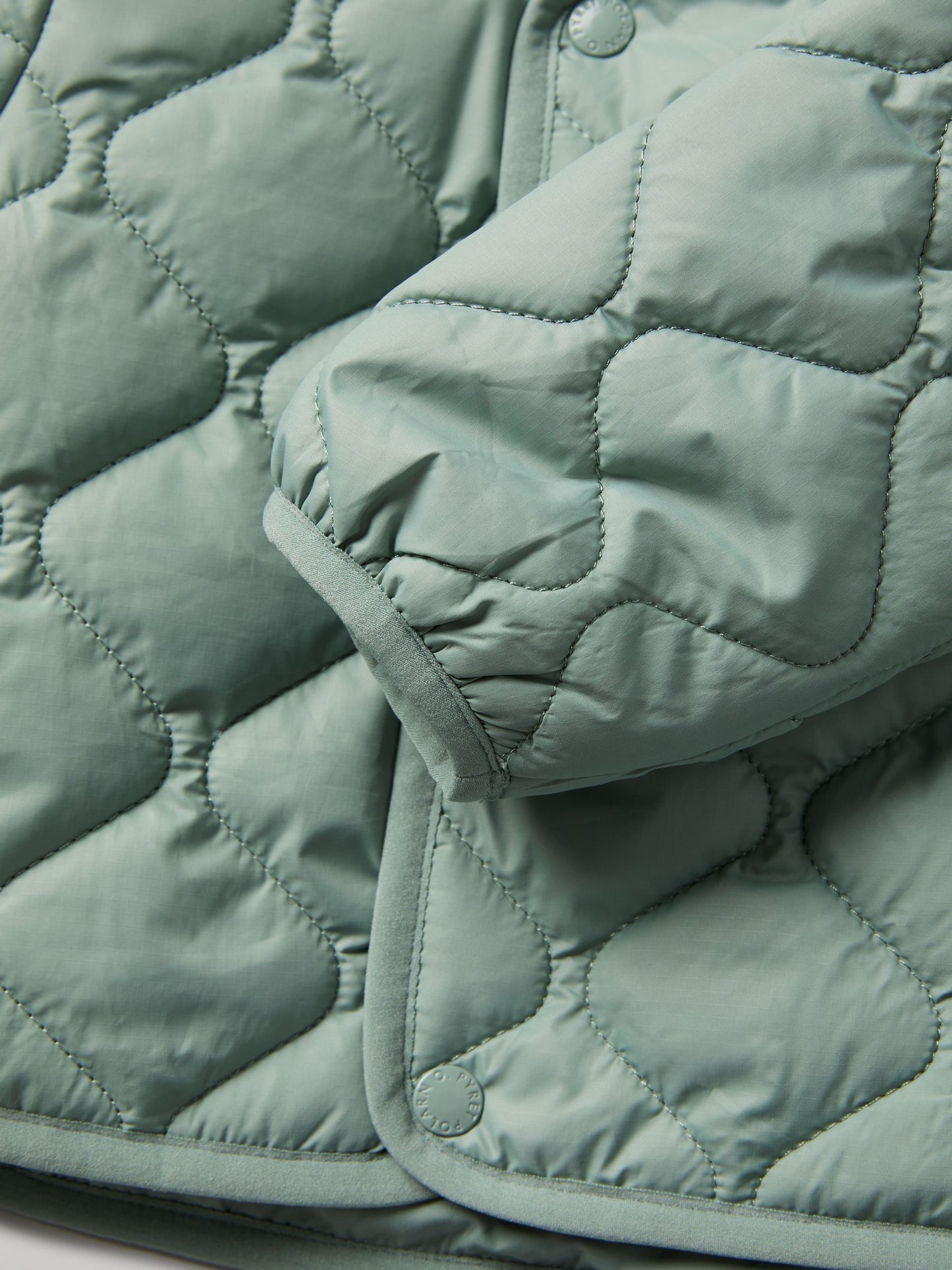 Polarn O. Pyret Green Water Resistant Quilted Jacket
