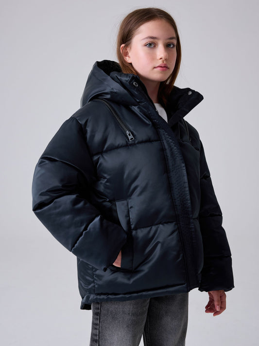 smALLSAINTS Navy Chelsea Padded Coat