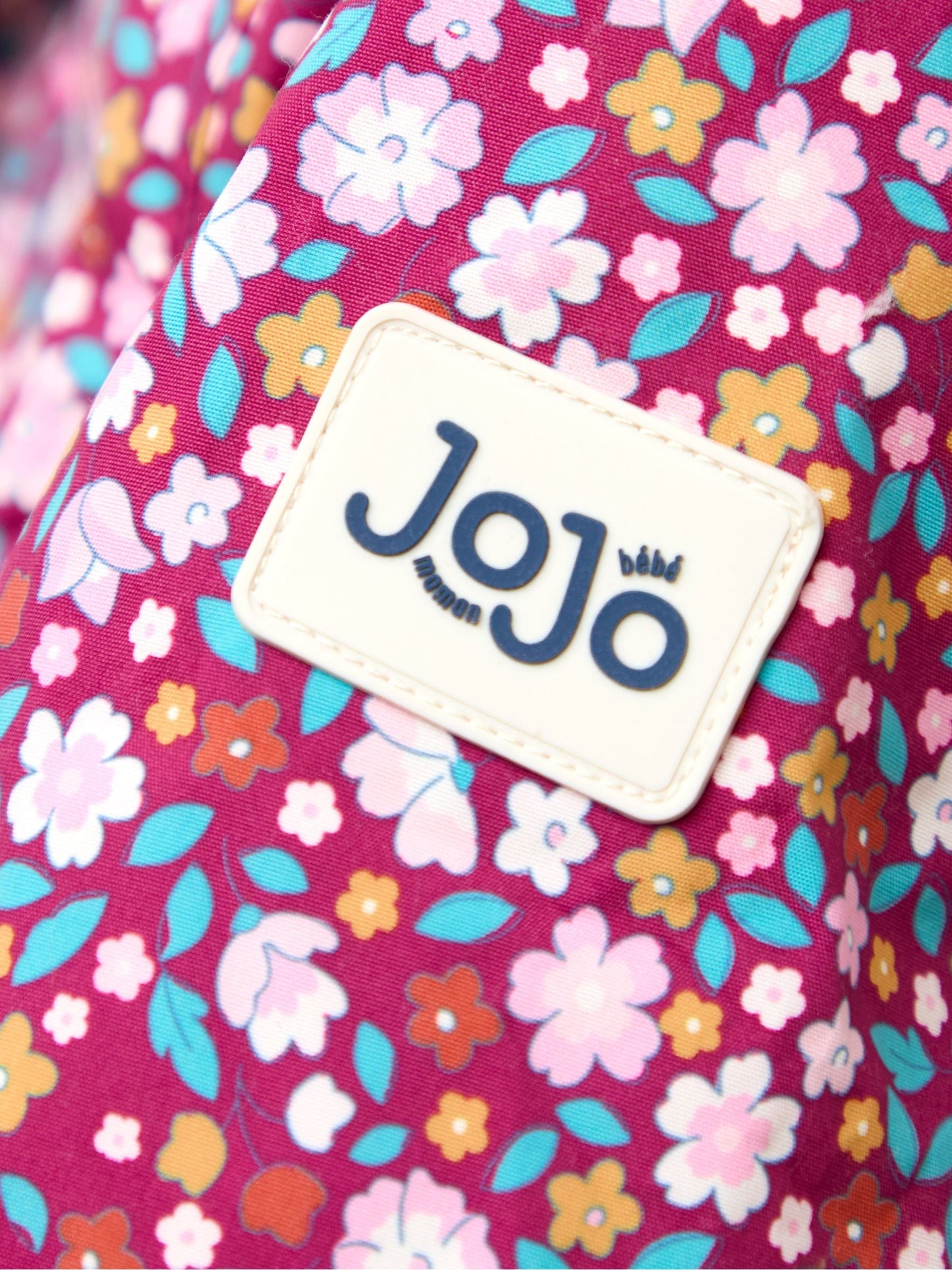 JoJo Maman Bébé Pink Ditsy Lined Parka