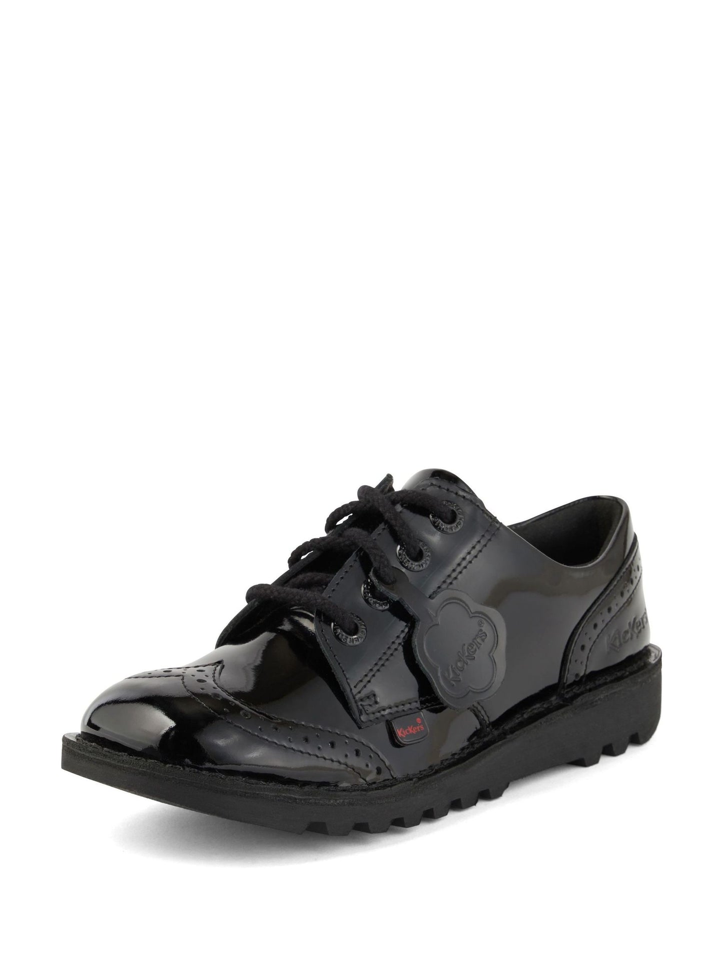 Kickers Black Kick Lo Brogues