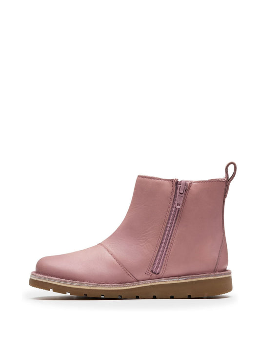 Clarks Dusty Pink Standard Fit (F) Toddler Joyful Sky Boots