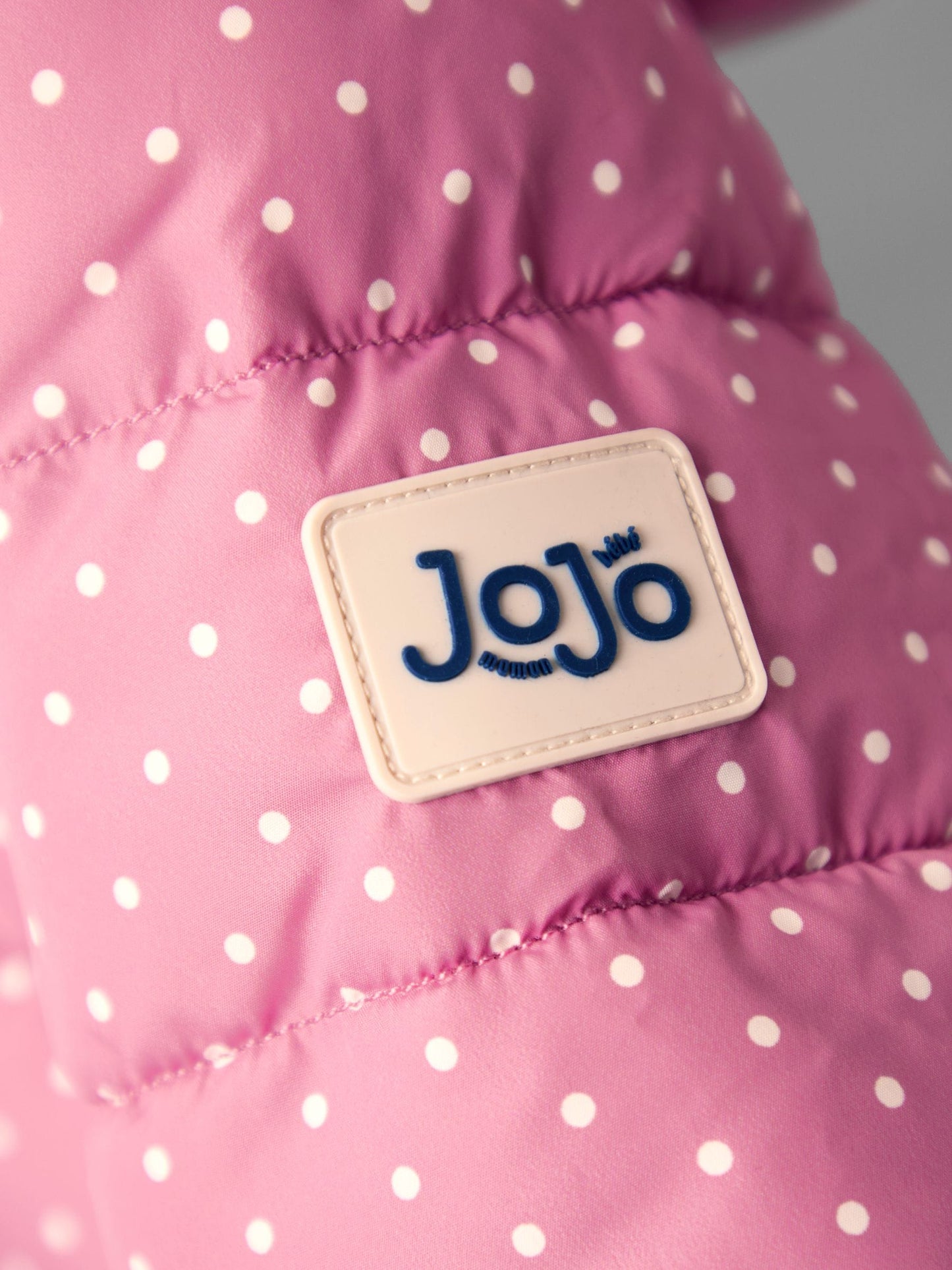 JoJo Maman Bébé Pink Unicorn Fleece Lined Puffer Coat