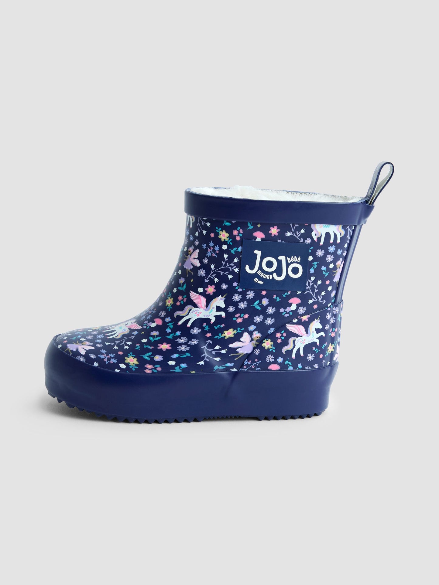 JoJo Maman Bébé Lacivert Kısa Unicorn Yağmur Çizmesi