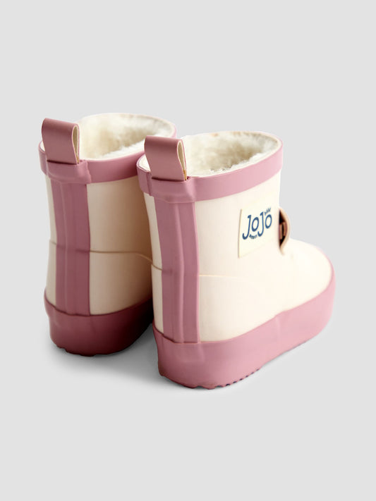JoJo Maman Bébé Krem Kısa Unicorn Yağmur Çizmesi