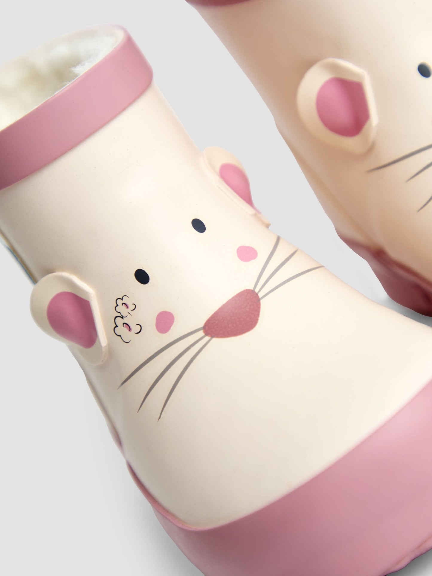 JoJo Maman Bébé Krem Kısa Unicorn Yağmur Çizmesi