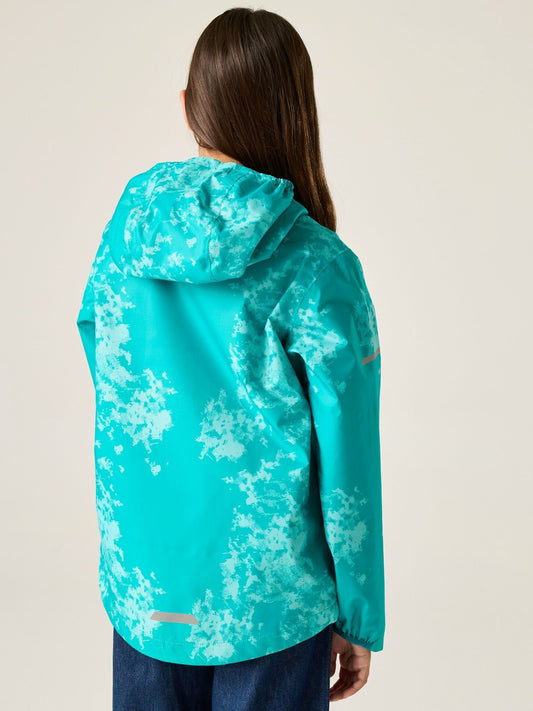 Regatta Sky Blue Kids Lever II Waterproof Packaway Jacket