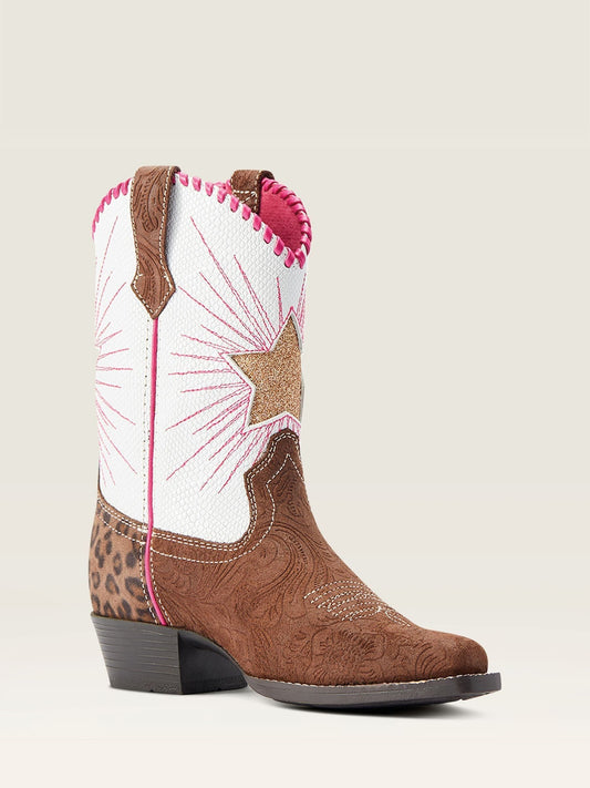 Ariat Brown Easy Fit Heritage Star Zip-Up Western Boots