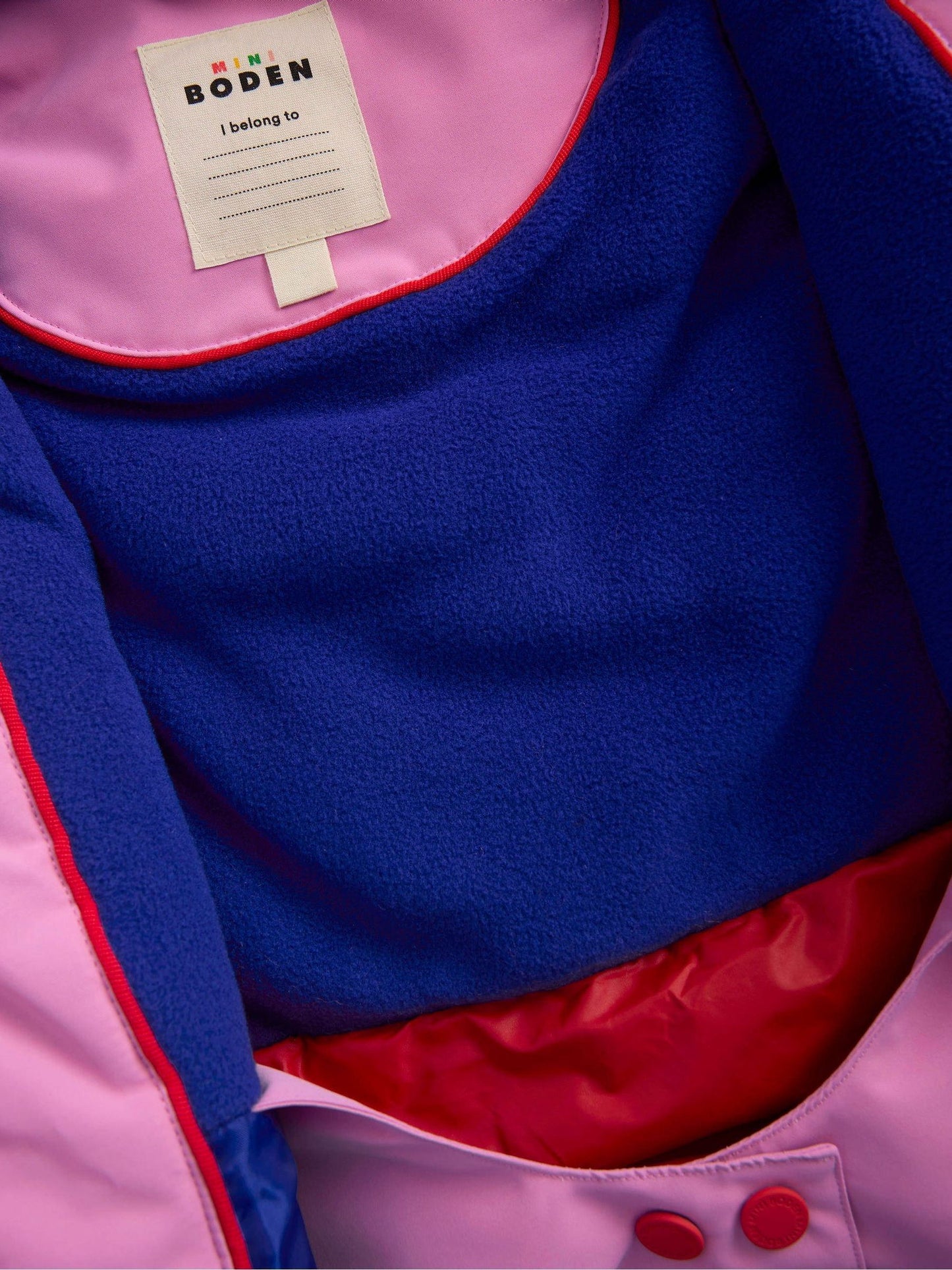 Boden Light Pink All-Weather Waterproof Coat