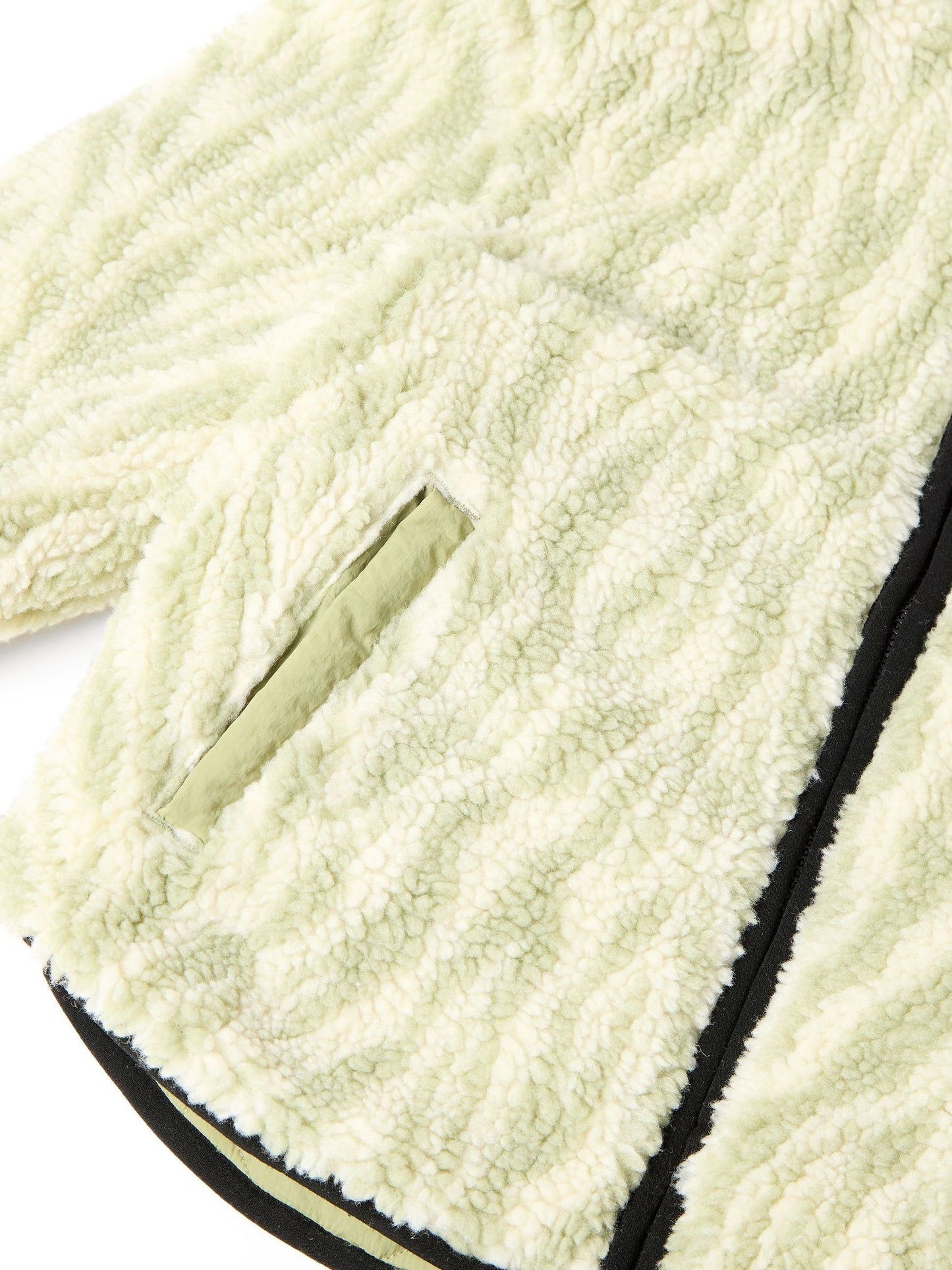 GEN Green Borg Lined Quilted Jacket