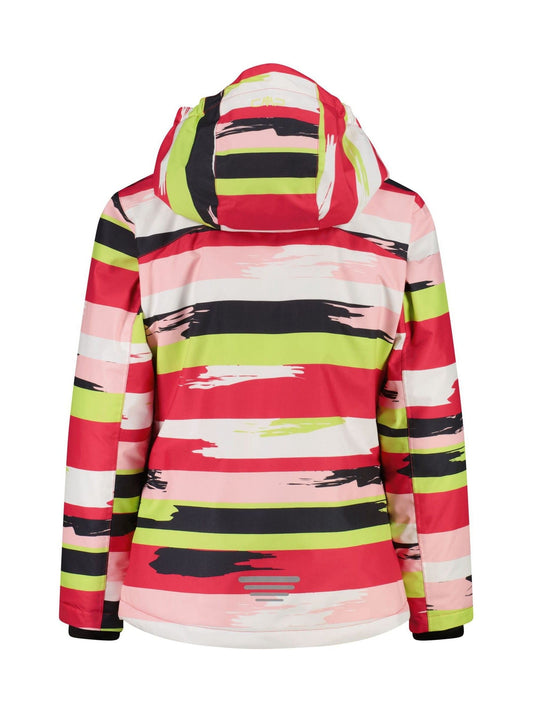 CMP Pink Snaps Hood Kids Ski Jacket