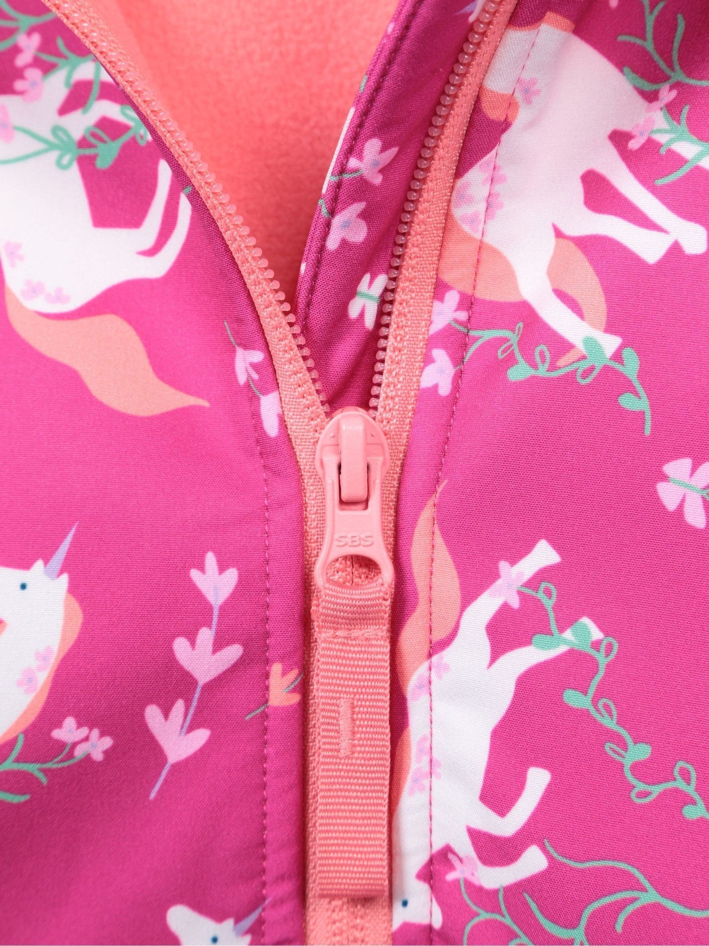 Mountain Warehouse Bright Pink Exodus Kids Printed Water-Resistant Softshell Jacket