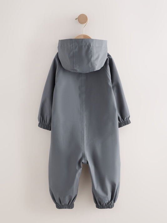 Gri Su Geçirmez Polar Astarlı Yağmur Tulum (3 Ay – 7 Yaş)