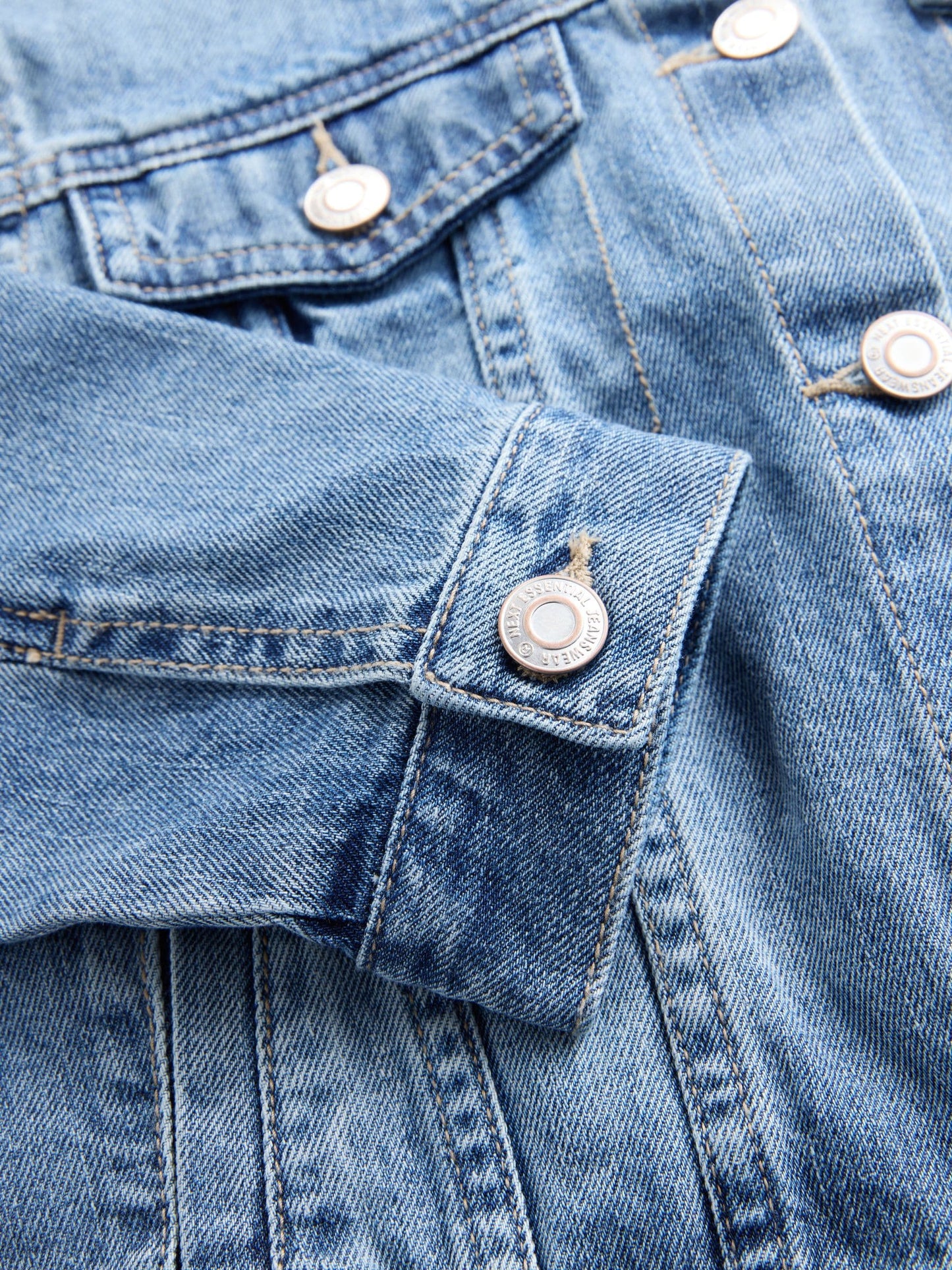 Mid Blue Denim Western Jacket (3-16yrs)