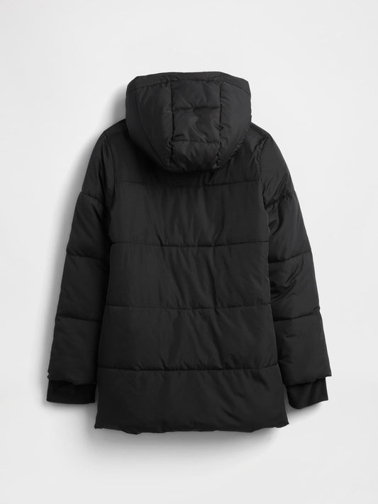 Gap Black ColdControl Max Long Puffer Coat (4-13yrs)