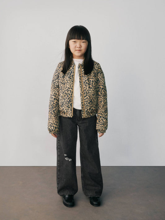 Gap Brown Oversized Quilted Lightweight Puffer Jacket (4-13yrs) (4-13yrs)