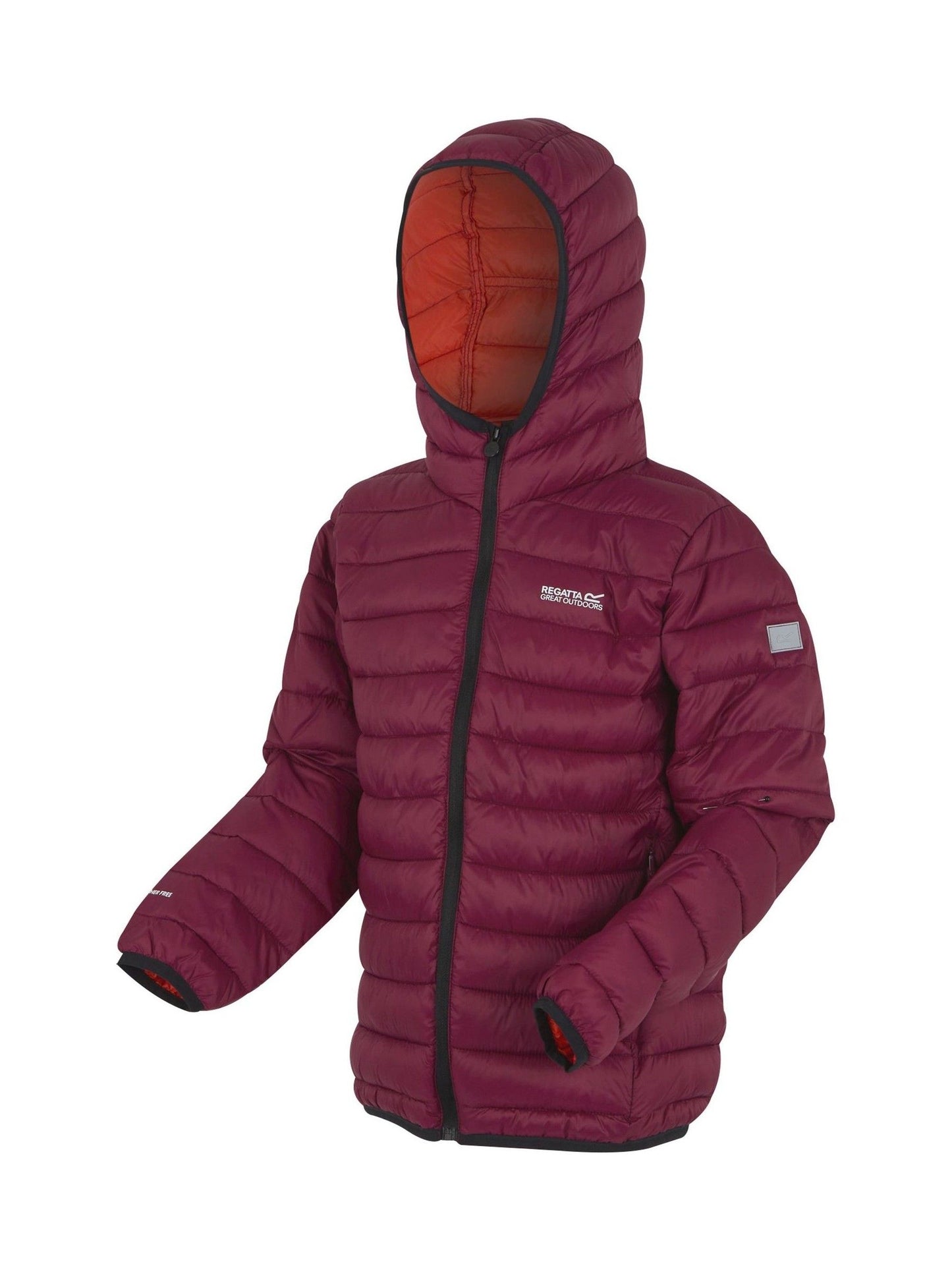 Regatta Red Jnr Hooded Marizion Midweight Coat