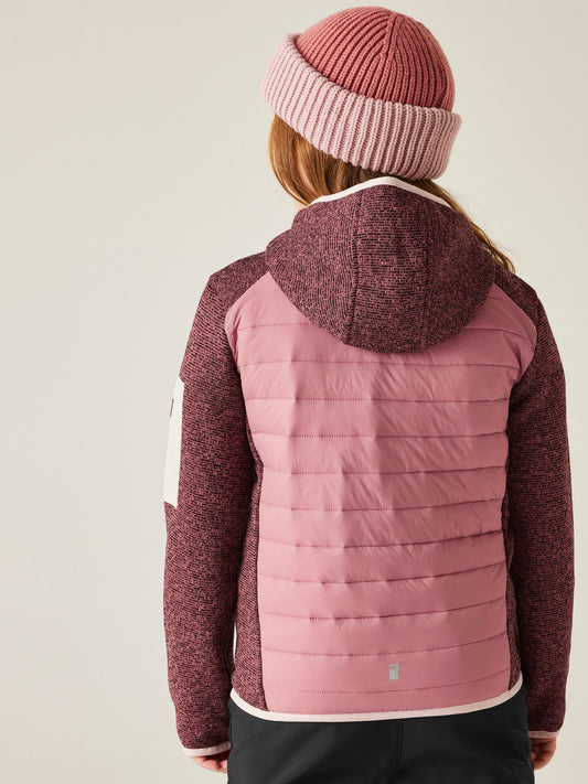 Regatta Pink Jr Newhill Hybrid Coat