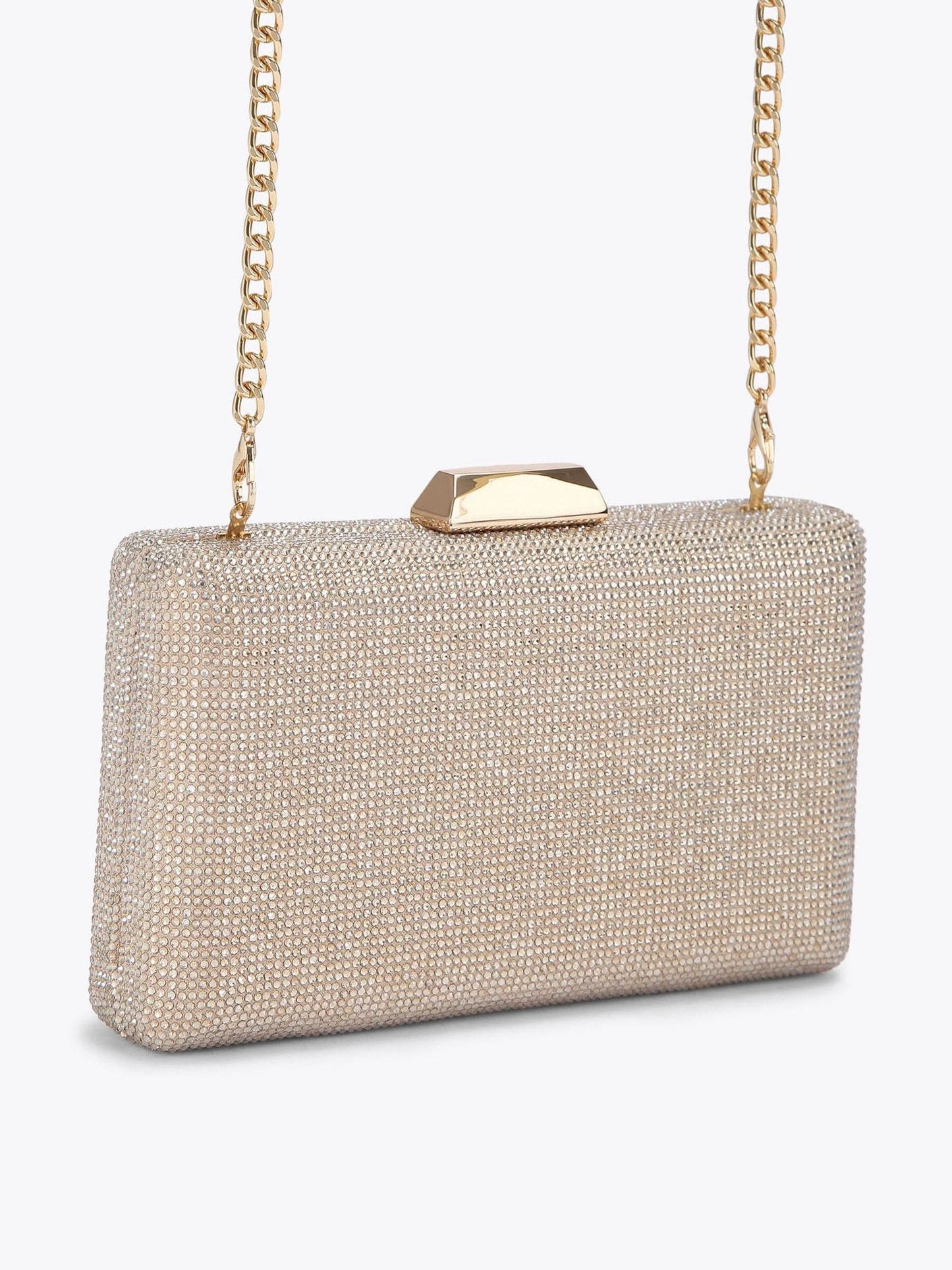 KG Kurt Geiger Brooke Altın Clutch Çanta
