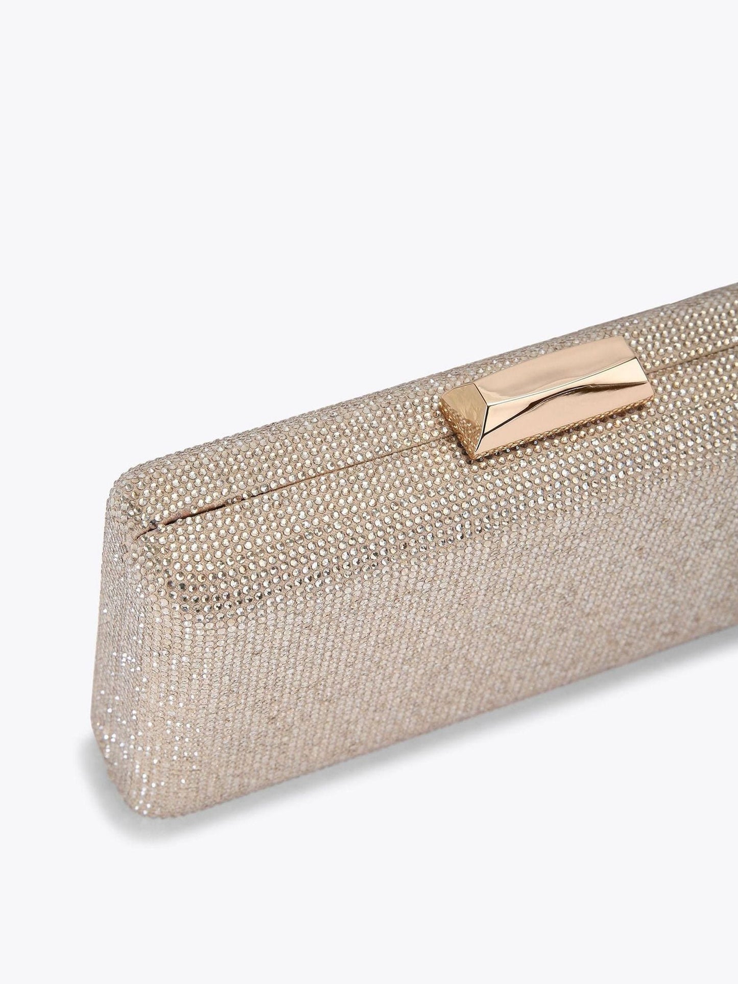 KG Kurt Geiger Brooke Altın Clutch Çanta
