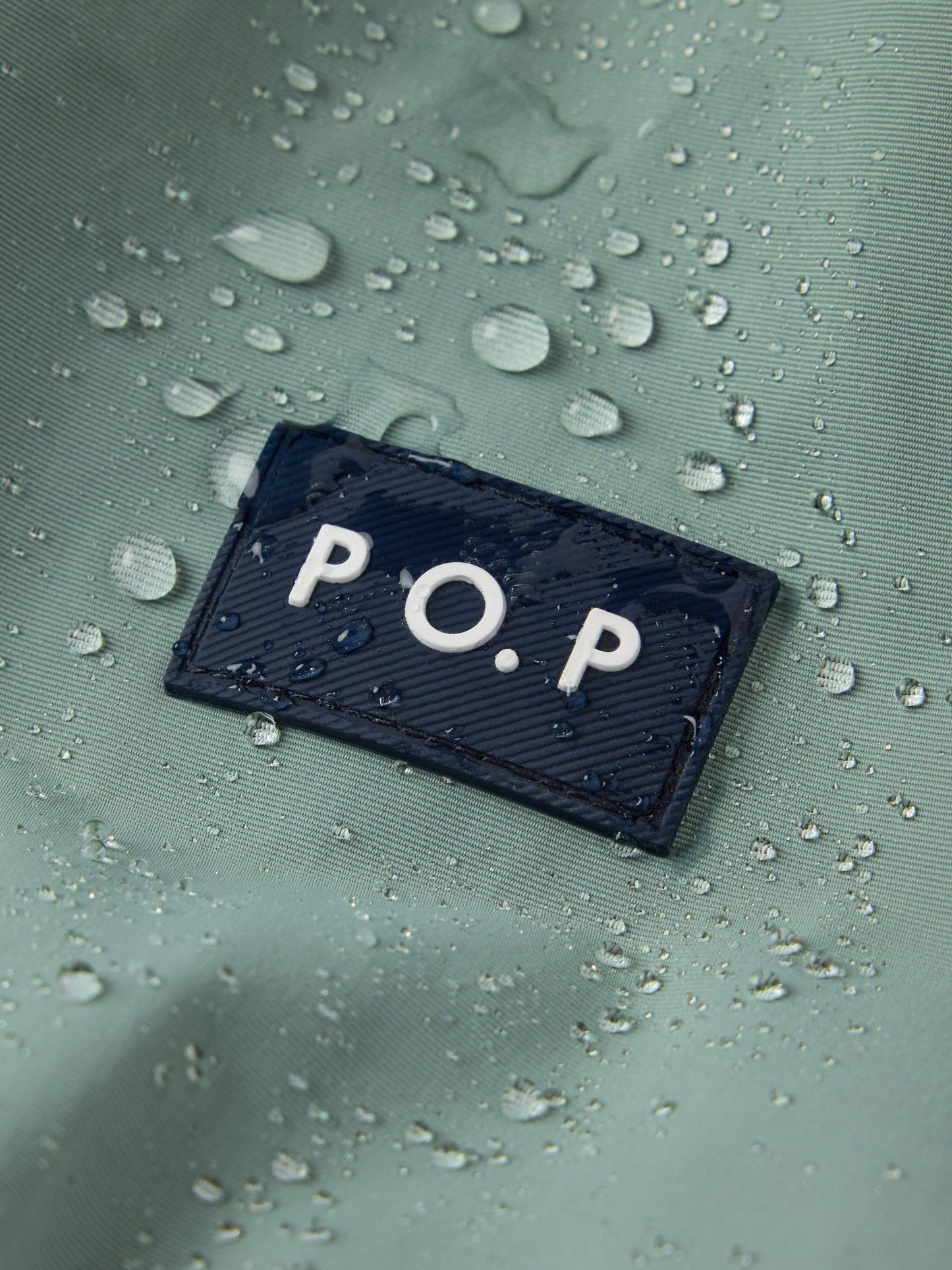 Polarn O. Pyret Green Waterproof Shell Coat