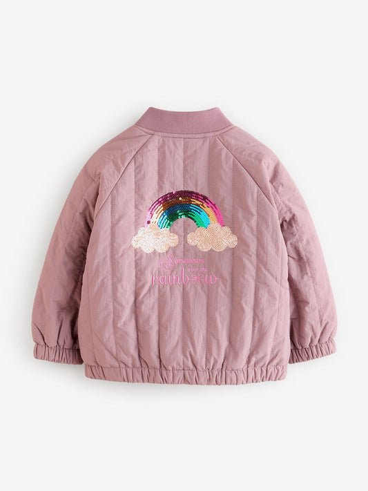 Konges Sløjd Purple Juno Sequin Bomber Jacket