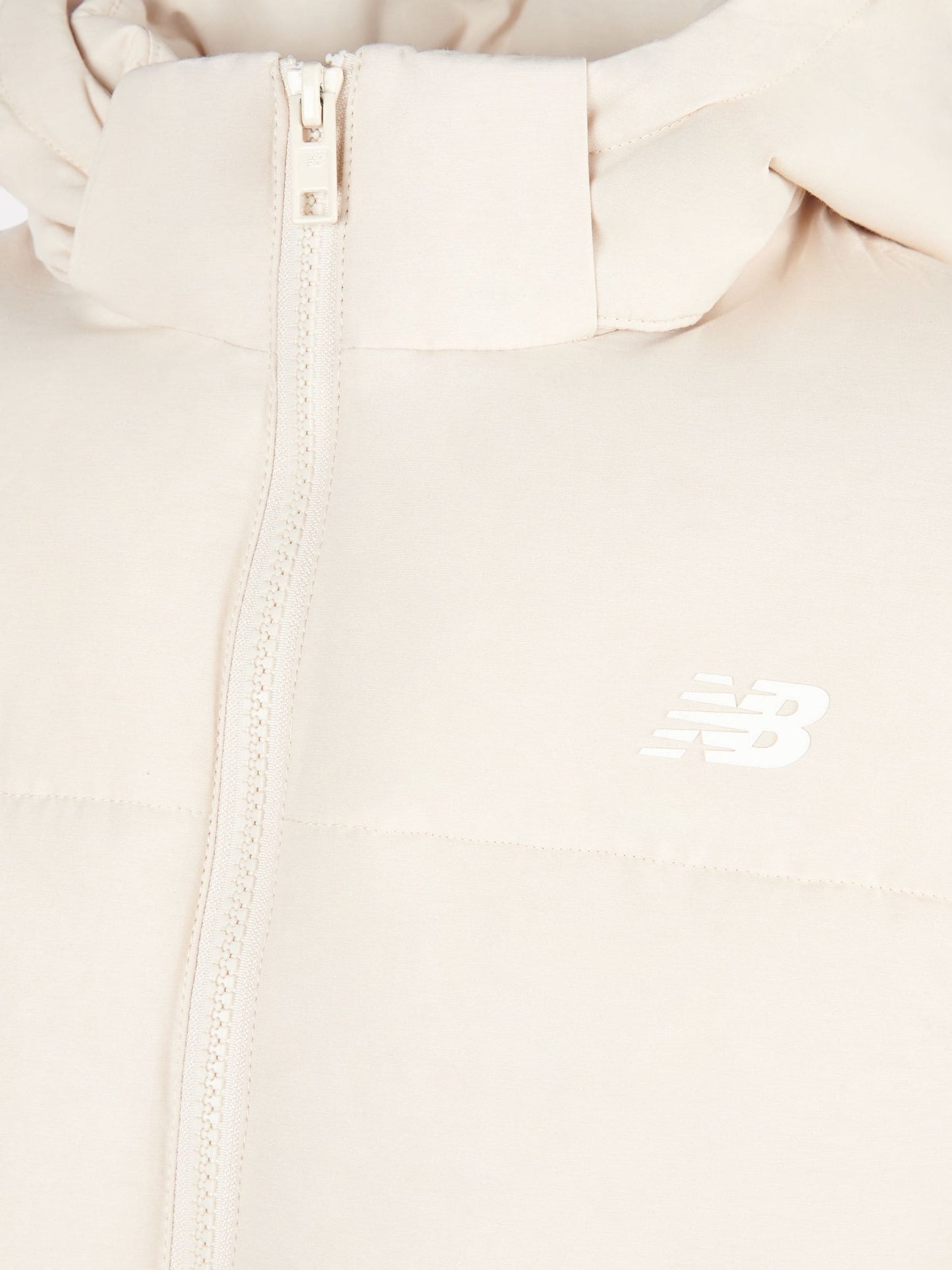 New Balance Cream Wide Baffle Puffer Jacket